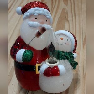 Santa and Snowman Night Light
